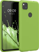 kwmobile telefoonhoesje voor Google Pixel 4a - Hoesje voor smartphone - Back cover in groene peper