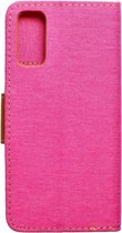 CANVAS Book case Geschikt voor SAMSUNG S20 - roze