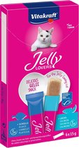 Vitakraft kattensnack Jelly Lovers zalm en schol 15 gram x 6 stuks