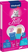 Vitakraft Kattensnack - Jelly Lovers - Zalm & Schol - 6 x 15 g