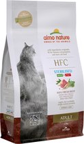 Almo Nature - Kat HFC Adult Sterilized brokken voor gecastreerde / gesteriliseerde katten - rund, kip, kabeljauw of zalm - 1,2kg, 300gr - Rundvlees, Gewicht: 1,2kg