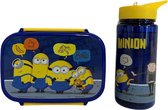 Minions Drinkfles/Bidon en Broodtrommel - Lunchset - Kunstof