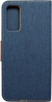 CANVAS Book case voor SAMSUNG S20 FE / S20 FE 5G - marine blauw