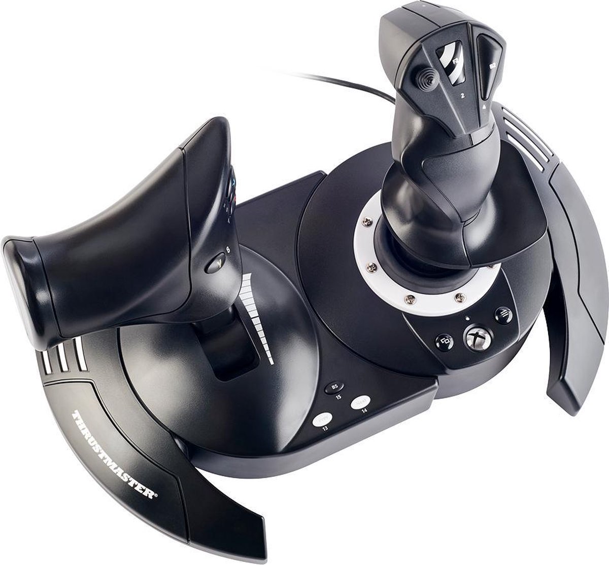 Thrustmaster T.Flight Hotas One Flight Simulator Stick & Throttle - XBOX Series X|S / XBOX One / PC - Afneembaar Roersysteem thumbnail 5
