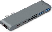 Garpex® 7-in-1 USB C Hub - HDMI - USB 3.0 Thunderbolt - SD & Micro SD