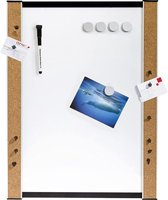 HN® whiteboard | Wit magneetbord | Notitiebord | 60 x 45 x 2.5 cm