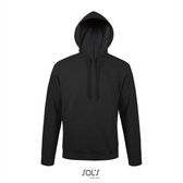 Hoodie Sol's basic zwart XS