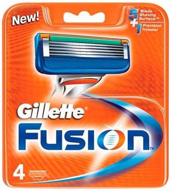 Gillette - Fusion interchangeable razor blades 4 - piecesML | bol
