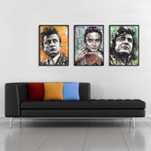 Johnny Cash - 3 Posters - 30 x 40 cm