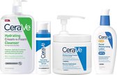 CeraVe Best Selling hydraterende huidverzorgingsset voor normaal tot droge huid - Hyaluronic Acid - Amino Acids - SPF 30