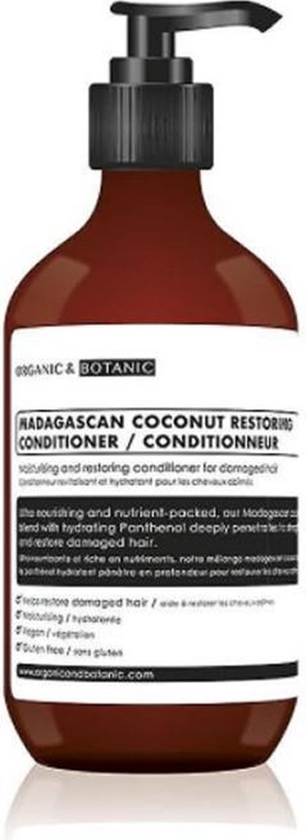 Organic & Botanic Madagascan Coconut Restoring Conditioner 500 Ml