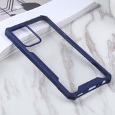 Voor Samsung Galaxy A52 5G acryl + kleur TPU schokbestendig hoesje (donkerblauw)