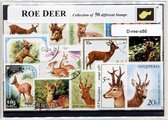 Reeen – Luxe postzegel pakket (A6 formaat) : collectie van 50 verschillende postzegels van reeen – kan als ansichtkaart in een A6 envelop - authentiek cadeau - cadeau - geschenk - kaart - Capreolus - ree - Capreolus capreolus - hert - hertachtigen
