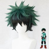 My Hero Academia Anime Cosplay - Midoriya Pruik Wig Groen