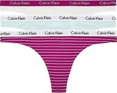 Calvin Klein Onderbroek - Vrouwen - Paars - Wit - Licht blauw