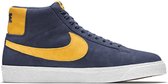 Nike Sneakers - Maat 42 - Mannen - Donker blauw - Geel