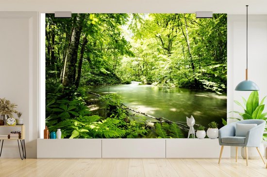 Papier peint - Papier peint photo Forêt - Arbre - Water - Largeur 360 cm x hauteur 240 cm