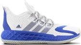 adidas PRO BOOST LOW - Heren Basketbalschoenen Sneakers Sport Schoenen Wit Blauw FW9505 - Maat EU 47 1/3 UK 12