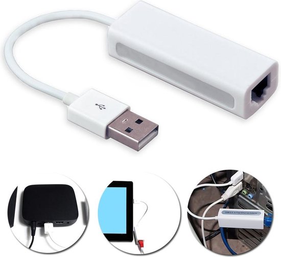 uitgehongerd Haringen output USB naar Ethernet LAN Netwerk kabel | USB naar internet adapter |  Netwerkkaart | bol.com