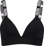 Puma - Dames Long Line Bralette Zwart - M