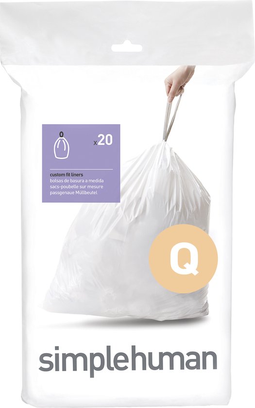Simplehuman Code Q Afvalzakken - 50 l - 20 stuks