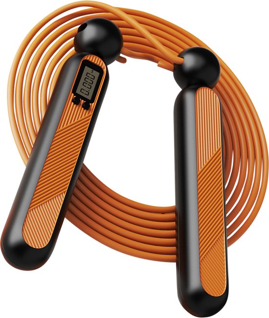 Nuvance - Professioneel Sport Springtouw met Teller Inclusief Opbergtasje - Verstelbaar - Jump Rope - Speedrope