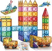 Lardic - Magnetisch Speelgoed - Magnetic Tiles - 100 Stuks - Bouwspeelgoed - Bouwblokken - Magneten Speelgoed - Magnetische Tegels - Magna - Bouwstenen - Montessori Speelgoed - Educatief Speelgoed