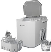 Bol.com Juskys IJsblokjesmachine IceOracle - Wit - Incl. Toebehoren aanbieding