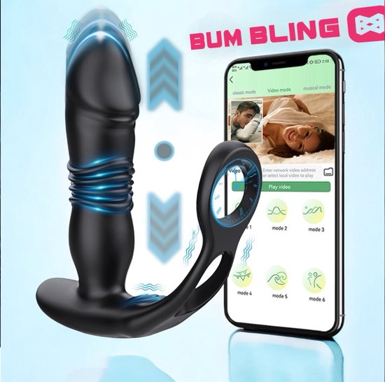 Foto: Bum bling smart prostaat vibrator anaal vibrator bestellen voor mannen en vrouwen seks speeltjes voor koppel gay toys vibrator voor man bestellen kinky seksspeeltje sex speeltje voor man dildo mannen anaal prostaat vibrator kopen