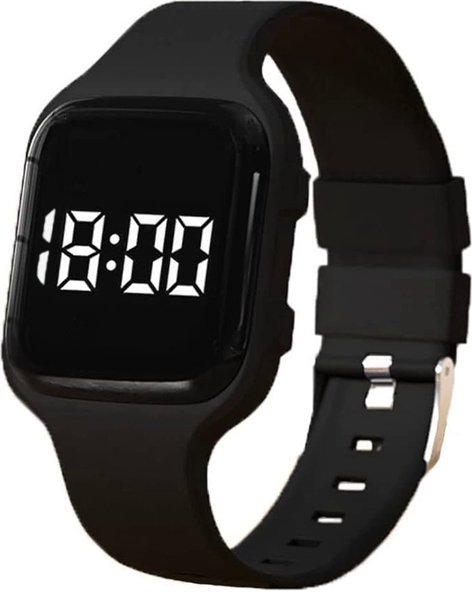 Goedkoopste Herinnerings/alarmhorloge medicatie of plaswekker -kinderen-ouderen-slechthorende- slechthorende- beginnende Dementie -met countdown timer - 15 alarmen - USB oplaadbaar -vierkant zwart