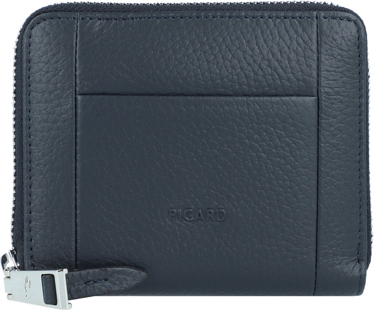 PICARD Leren Portemonnee Pure 1 Wallet Ozean Blauw