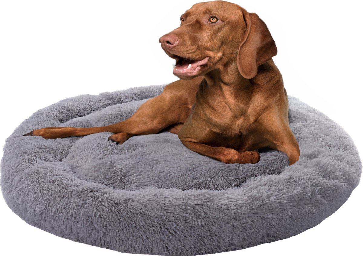 Pluche donut Fifi 120cm grijs