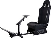 Bol.com REBBLERS® GT Racestoel – Allround Race Sim met Zwarte Lederlook Racestoel – Voor Rally & GT Gaming aanbieding
