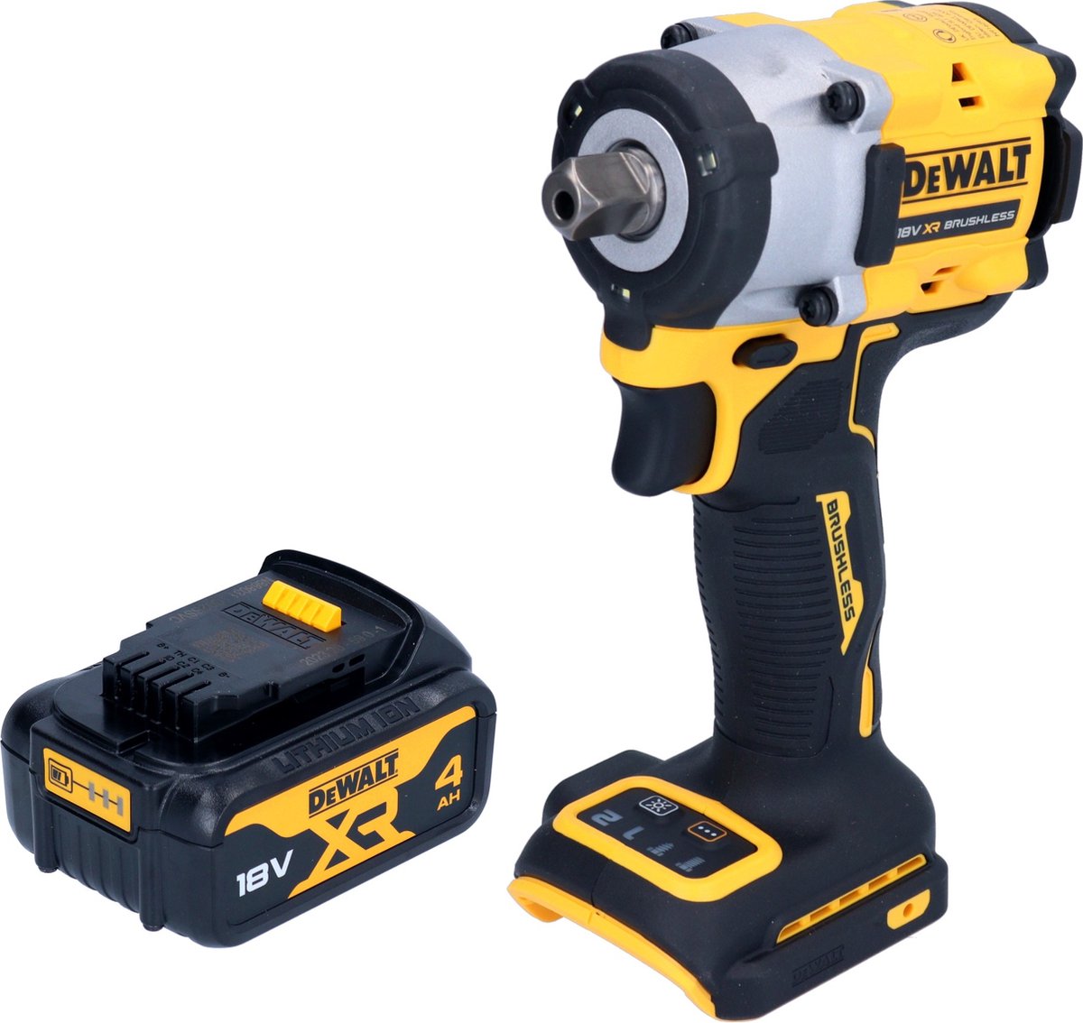DeWalt DCF 922 N accu slagmoersleutel 18 V 406 Nm 1/2" borstelloos + 1x oplaadbare accu 4.0 Ah - zonder oplader