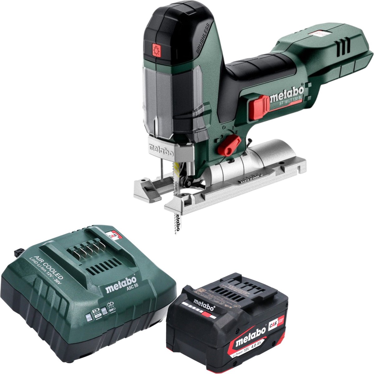 Metabo ST 18 LT 130 BL accudecoupeerzaag 18 V 130 mm borstelloos + 1x accu 4.0 Ah + lader