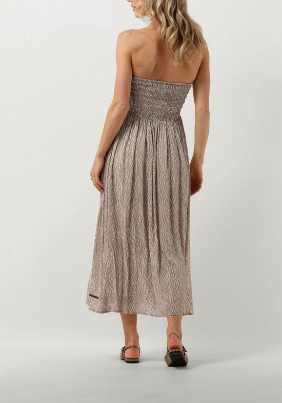 Moscow Dames Maxi Jurk 72a-06-stroly Taupe - Maat M