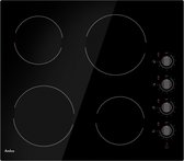 Amica AVM3540  Vitrokeramische inbouwkookplaat - 1 of 2 fase - draaiknoppen