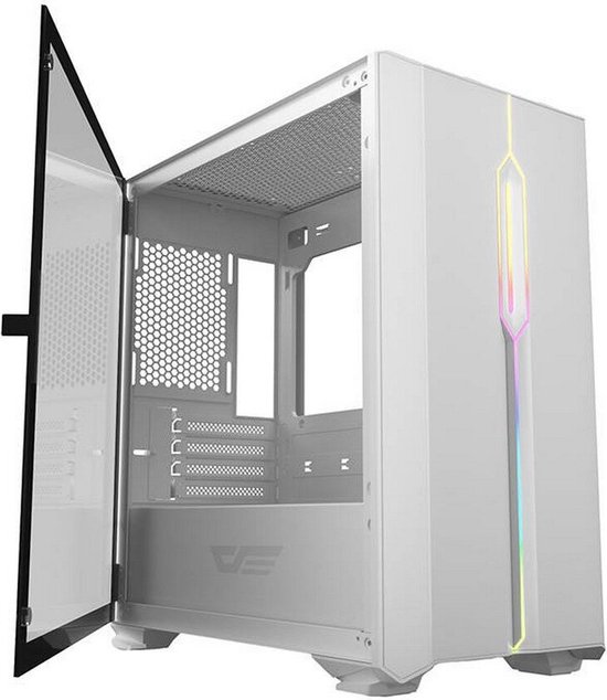 Darkflash DLM23 computer Behuizing wit case(white).