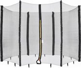 Arebos veiligheidsnet trampoline | Ø 244 cm | 6 palen | vervangingsnet | veiligheidsnet | UV-bestendig | weerbestendig | dichtgemetseld | afsluitbaar