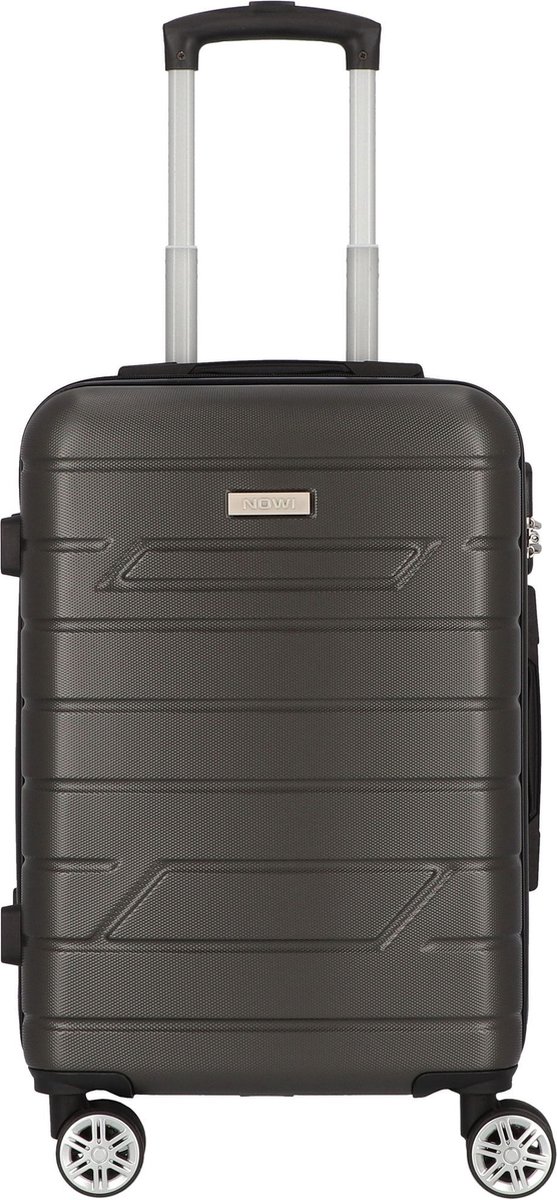 NOWI Bergamo 4 wielen Cabinewagen 56 cm - Harde bagage - Combinatieslot - anthrazit