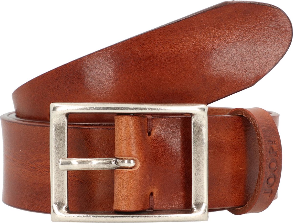 JOOP! Leren Riem Classic Jeans Belt 4,0 CM W95 Cognac Bruine