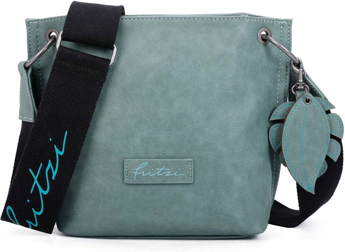 Fritzi aus Preußen Schoudertas Eco Fritzi03 Crossbody Leaf Groene