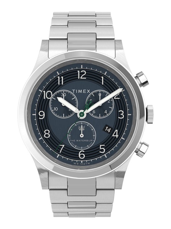 Timex Waterbury Traditional Quartz Analog Watch Case: 100% Stainless Steel | Armband: 100% Stainless Steel 42 TW2U90900AJ