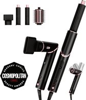 Shark FlexStyle 3-in-1 Föhn en Multistyler - Airstyler, Concentrator, Volumeborstel - met Reisetui - Zwart/Rose - HD424EU