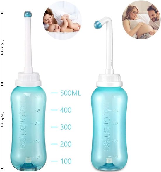 Foto: Po douche mobiel reisbidet voor kalmerende postpartale verzorging 500 ml peri fles intieme douche voor vrouwen en baby s