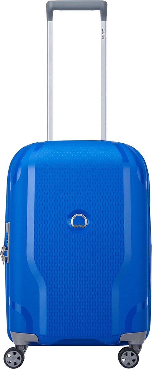 Delsey Clavel 4 Wheel Handbagage Trolley Expandable 55/35 cm Blue