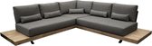 Robusto platform hoek loungeset 3 delig teak