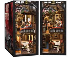 CuteBee Train Mystery Case BN01 – Book Nook – Houten Bouwpakket voor Volwassenen