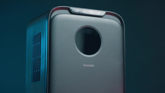 Déshumidificateur et purificateur d'air Swinkle® - Déshumidifie jusqu'à 1 L par jour - Déshumidificateur adapté au salon, chambre à coucher, salle de bain avec écran LED