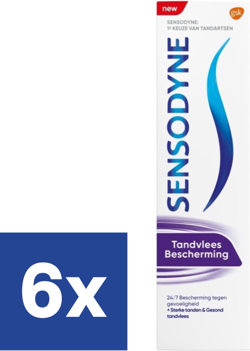 Goedkoopste Sensodyne Tandpasta Gum Protection - 6 x 75 ml